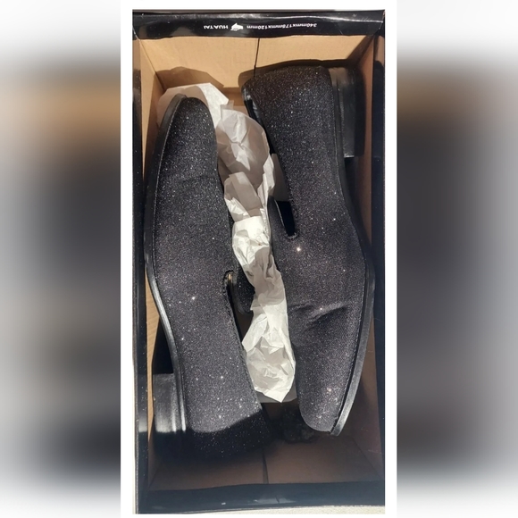 Couture 1910 Men's Charcoal Colored Slip On Dress Shoes Size 9.5M - Picture 3 of 10